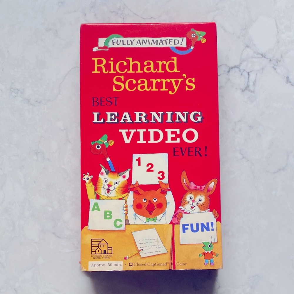Richard Scarry's Best Learning Video Ever! Fully Animated